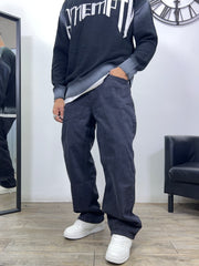 JEANS BASIC NERO LAVATO