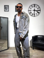 CORDSET DENIM SABBIATO