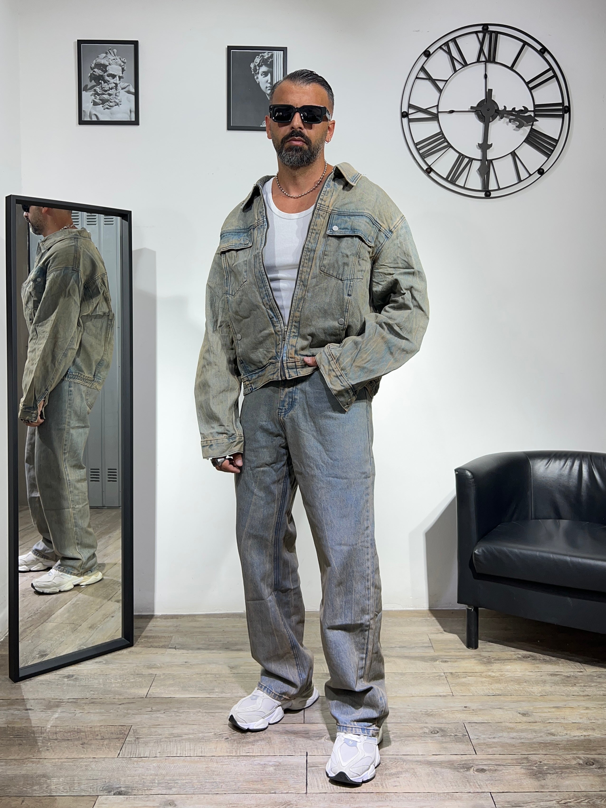 CORDSET DENIM SABBIATO