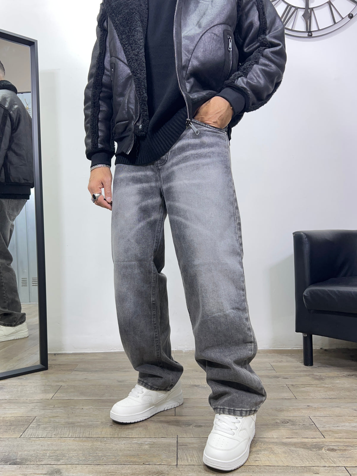 JEANS SFUMATO GREY
