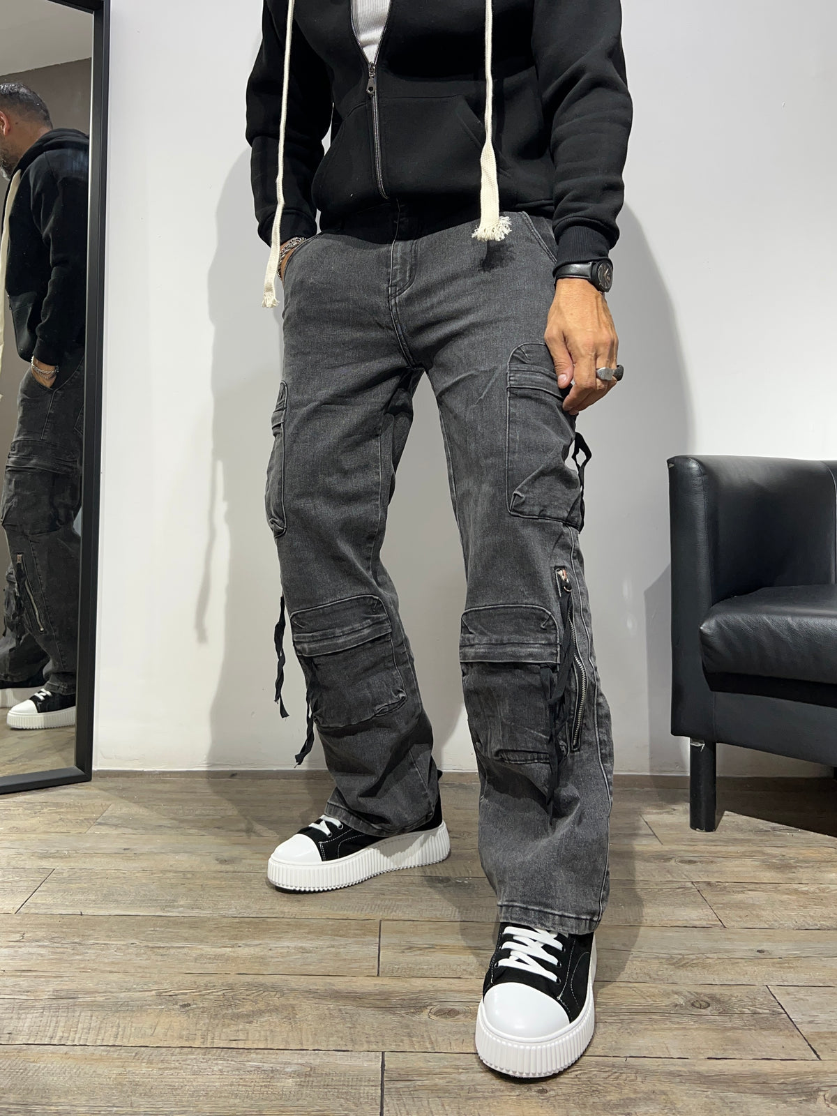 Jeans Cargo Grey