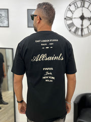 T-shirt Regular Fit Stampa Ricamo Retro Saints